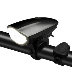 Luz Recargable para Bicicleta con Bocina