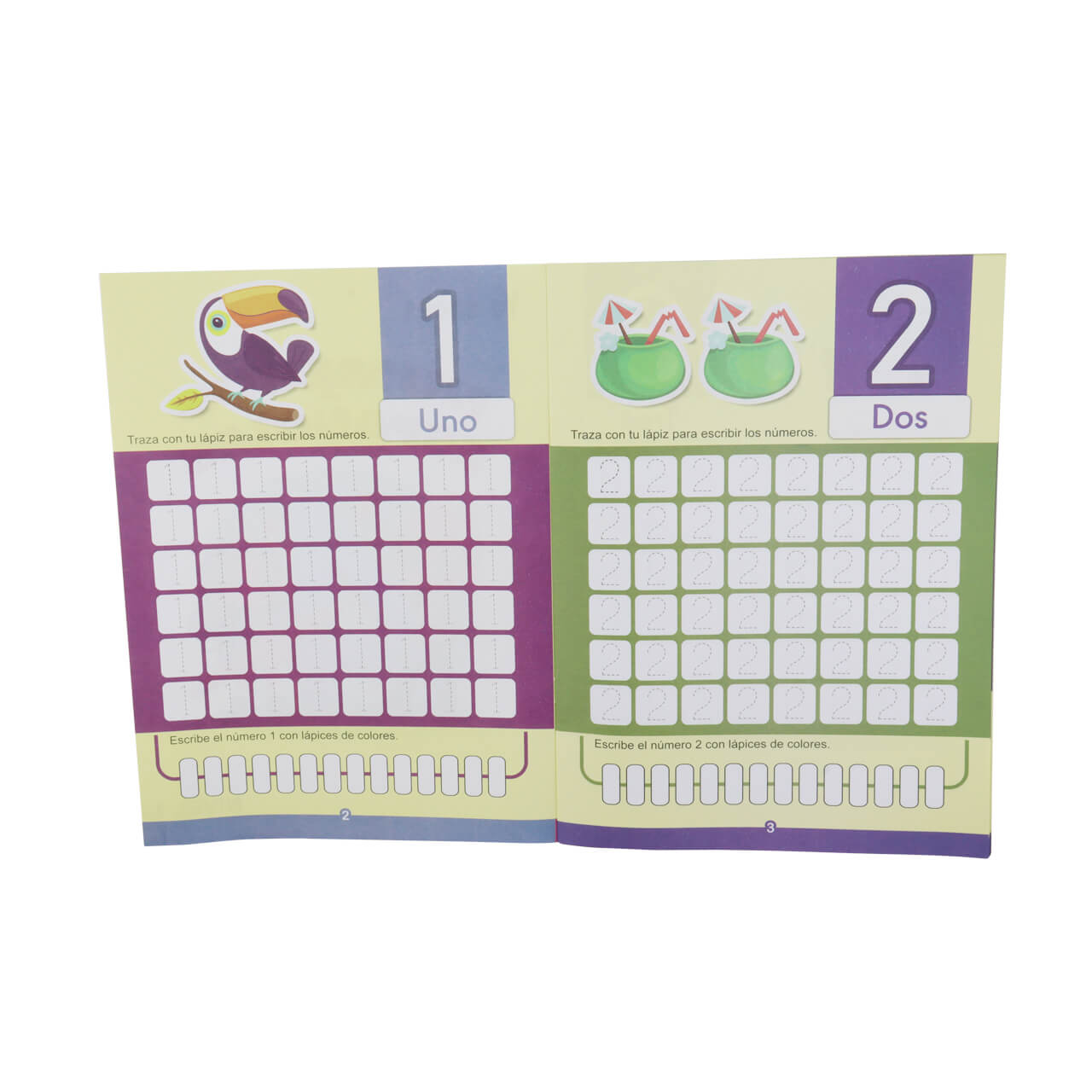 Cuaderno Para Colorear Numeros