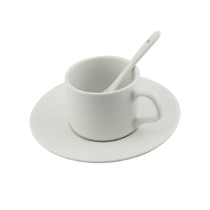 Juego De Pocillo Plato Tinto