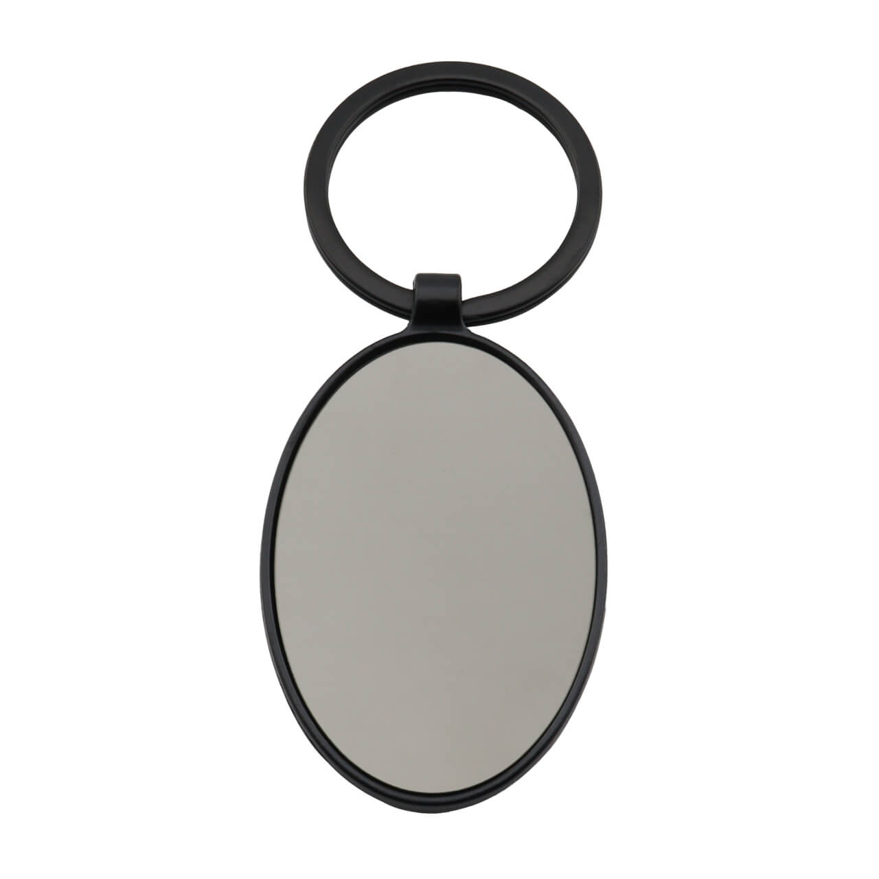 Llavero Cromo Ovalo Black