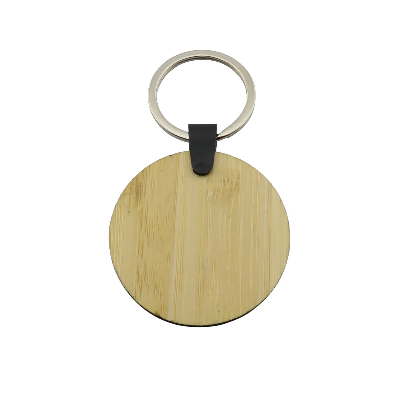 Llavero Bambú Basico Redondo