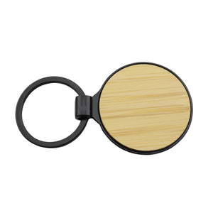 Llavero Bambú Redondo Black