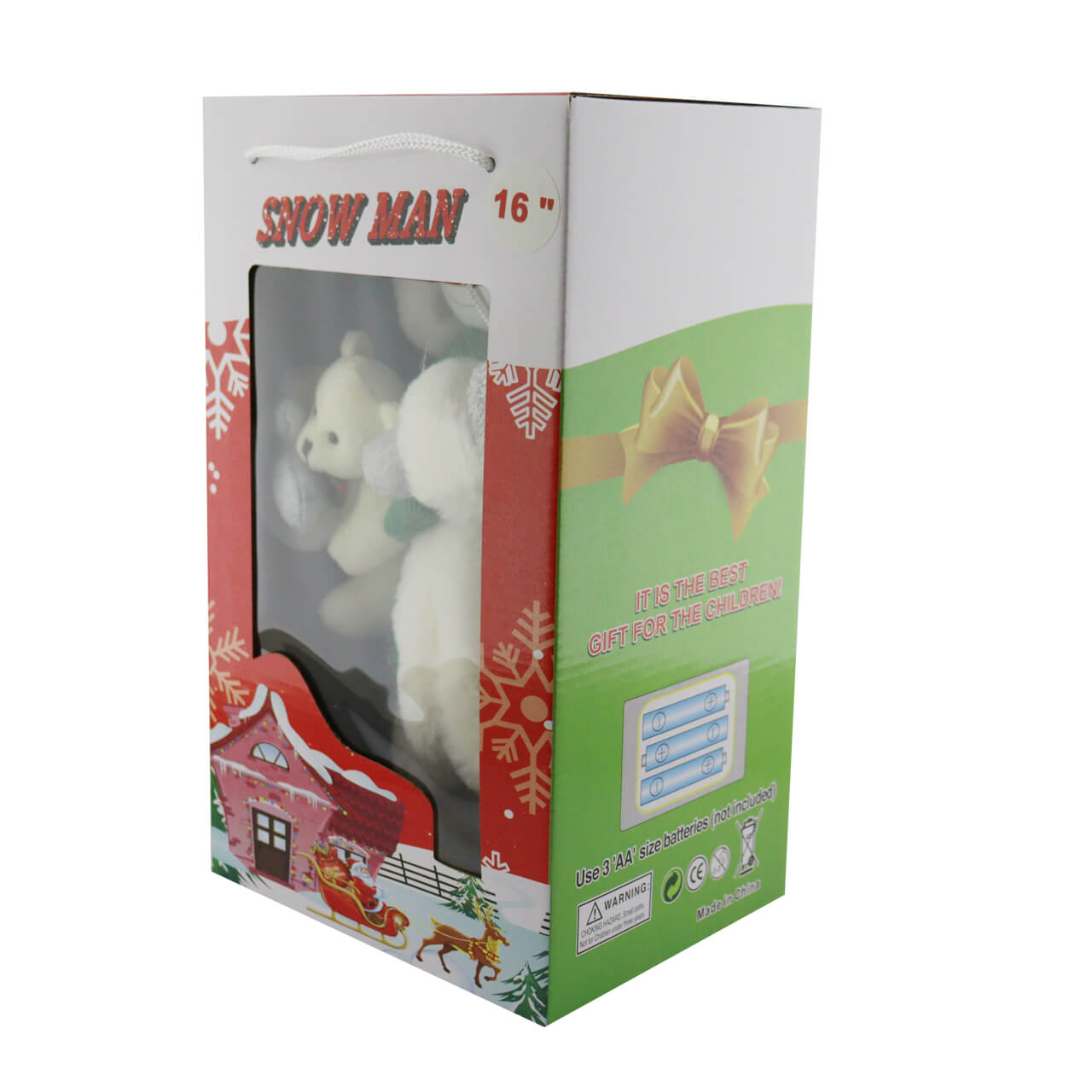 Papa Noel Movimiento Nieve