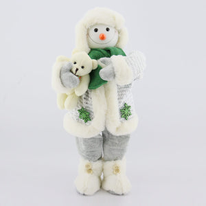 Papa Noel Movimiento Nieve