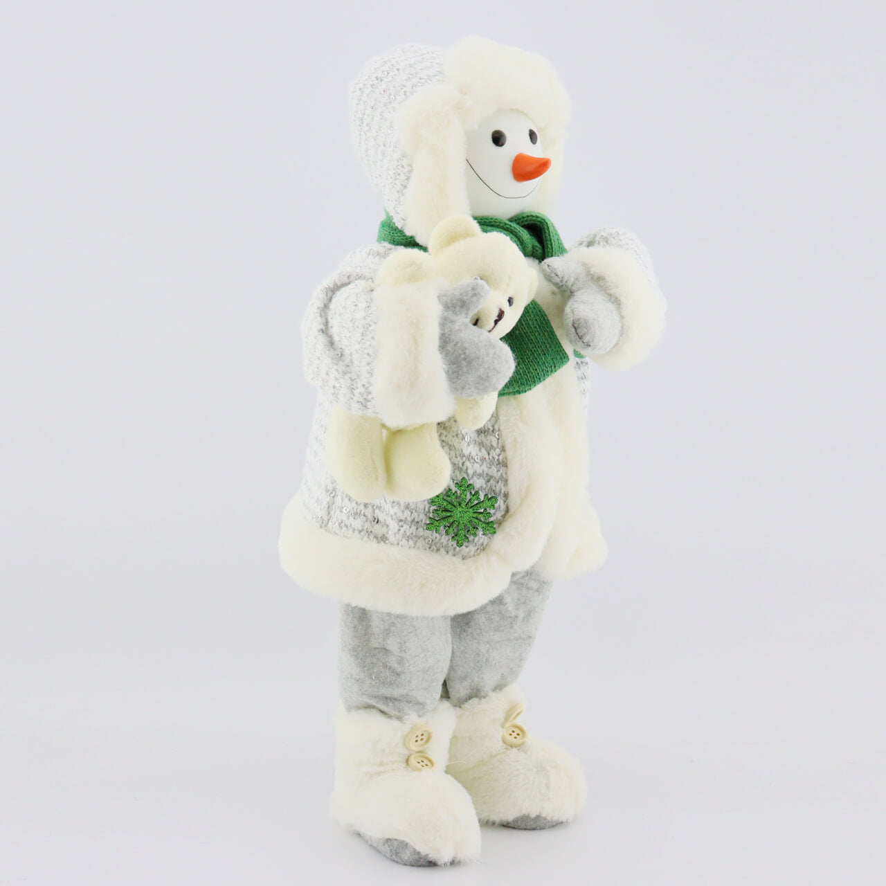 Papa Noel Movimiento Nieve