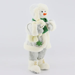 Papa Noel Movimiento Nieve