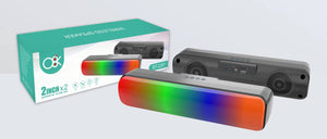 Parlante Bluetooth Luces Rectangular