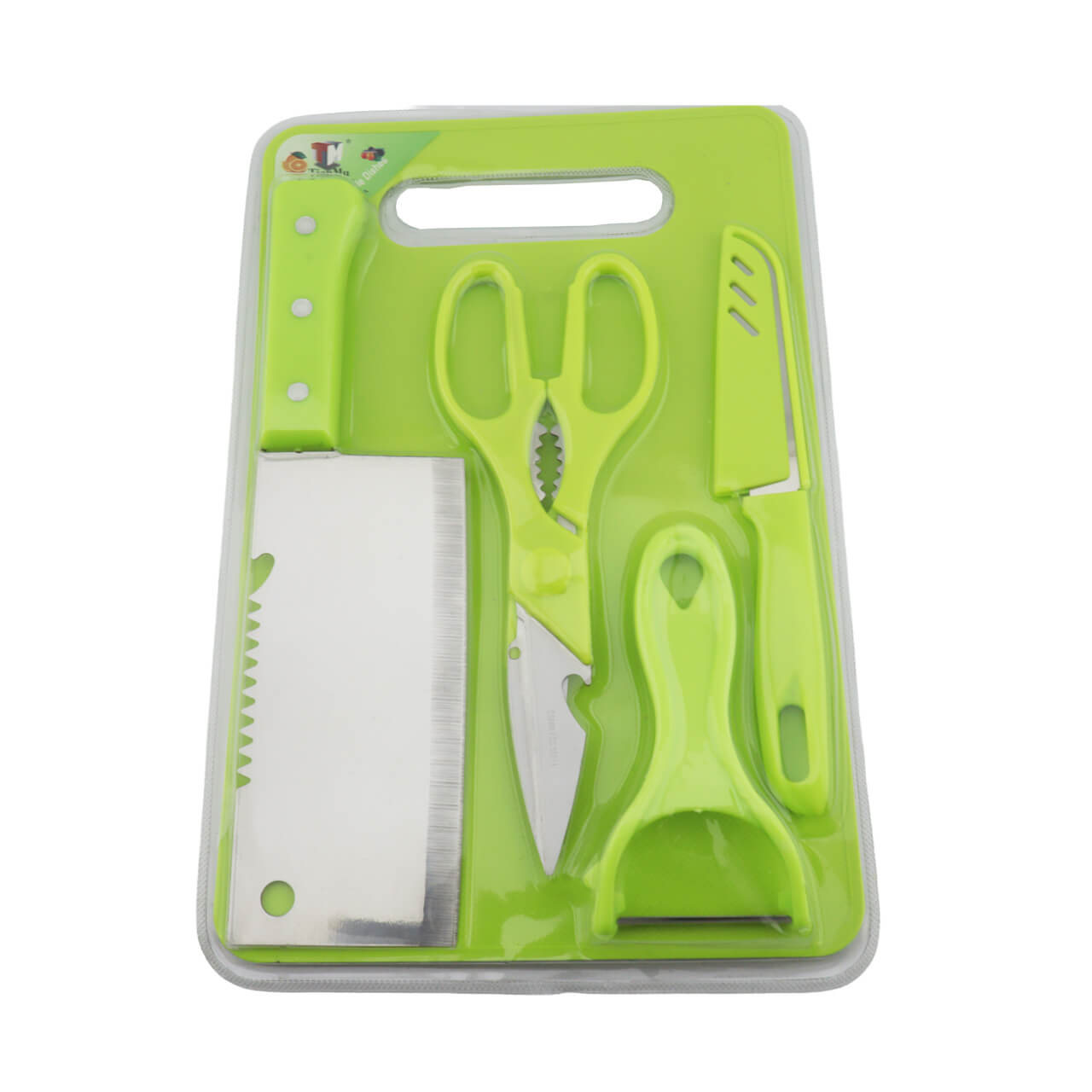 Set Cocina Con Tabla Para Picar 2