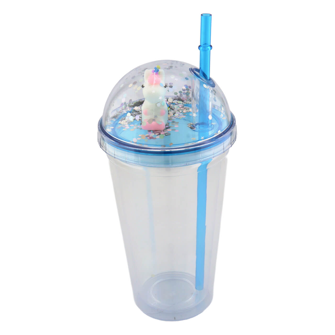 Vaso Gliter Unicornio